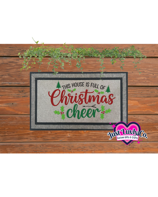 Christmas Cheer Doormat