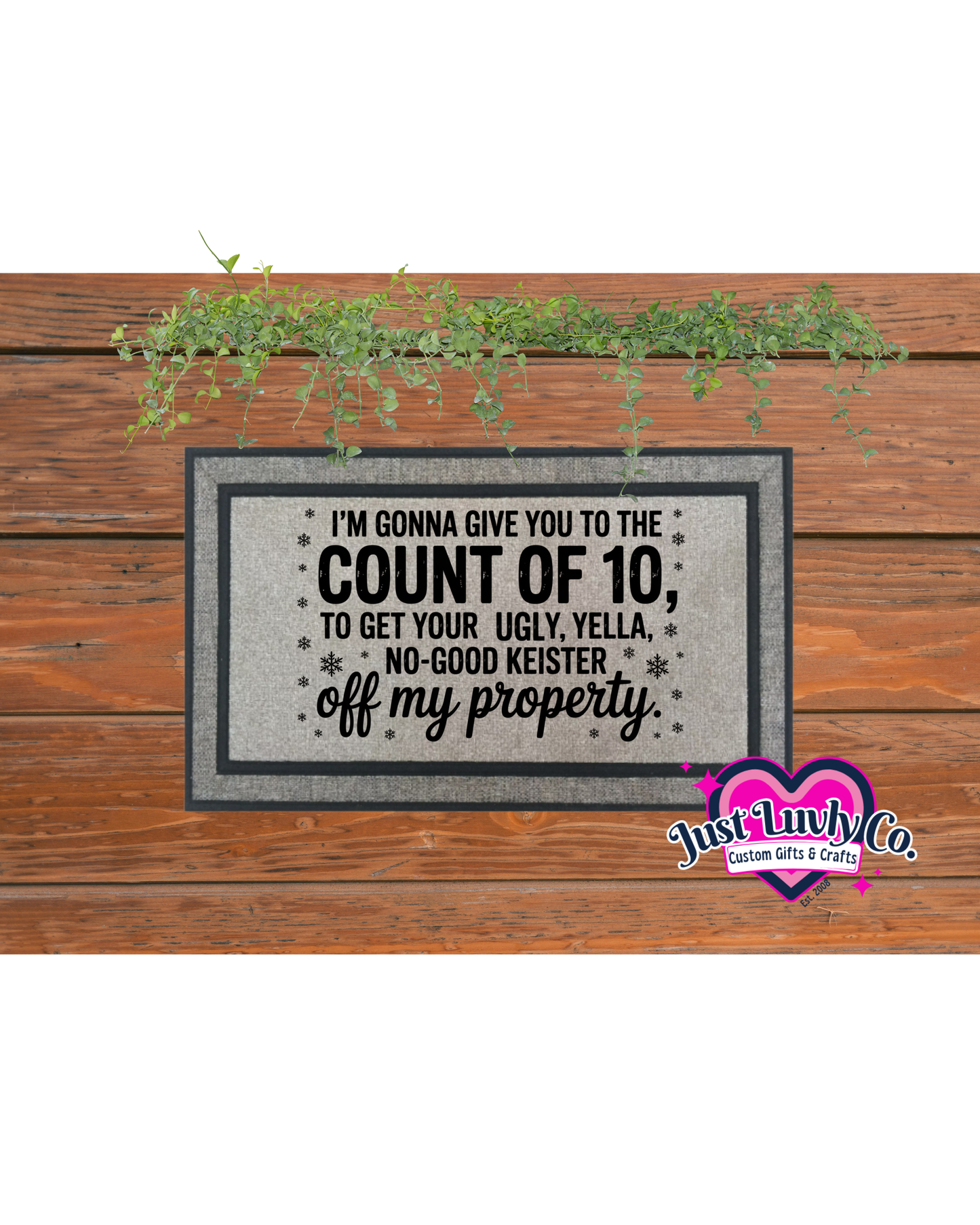 Count of 10 Doormat