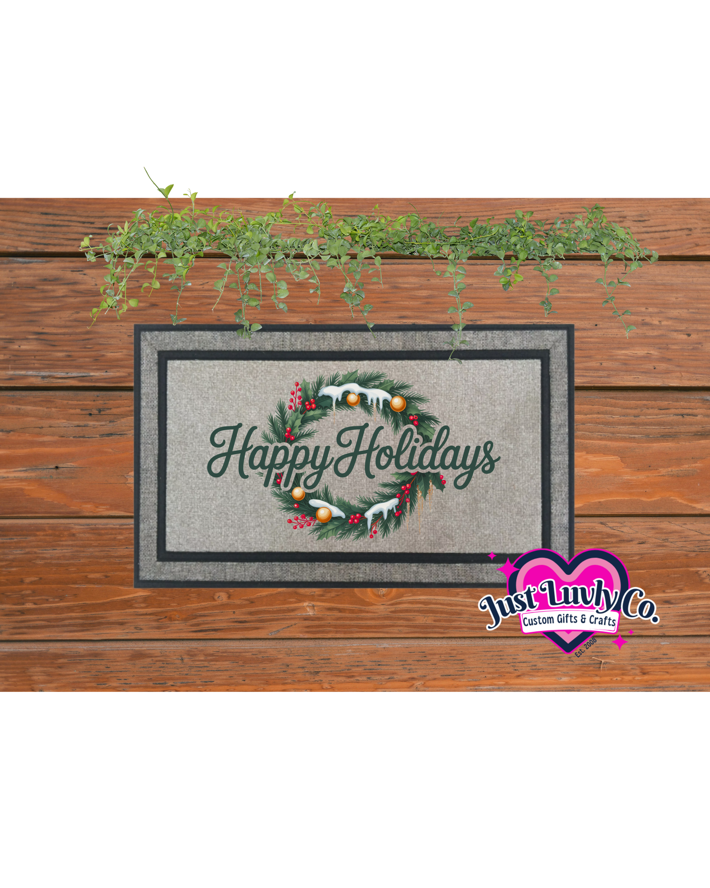 Happy Holidays Doormat