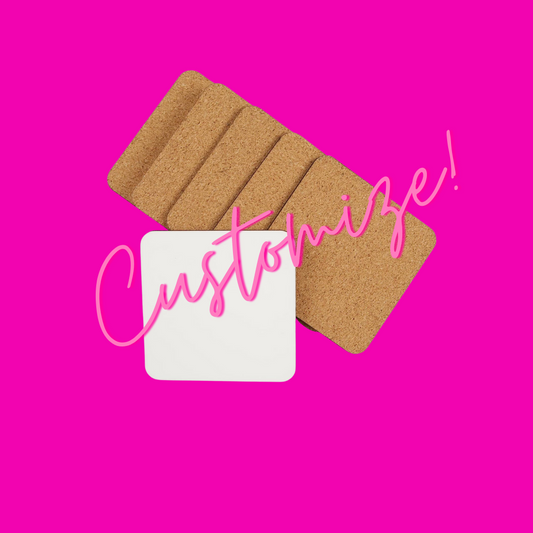 Custom Cork Coaster