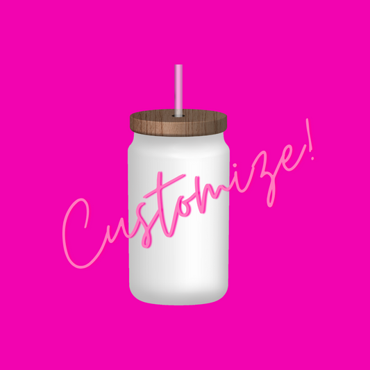 Custom Glass Beer Can