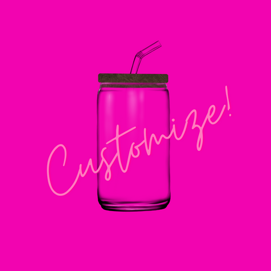 Custom Glass Beer Can