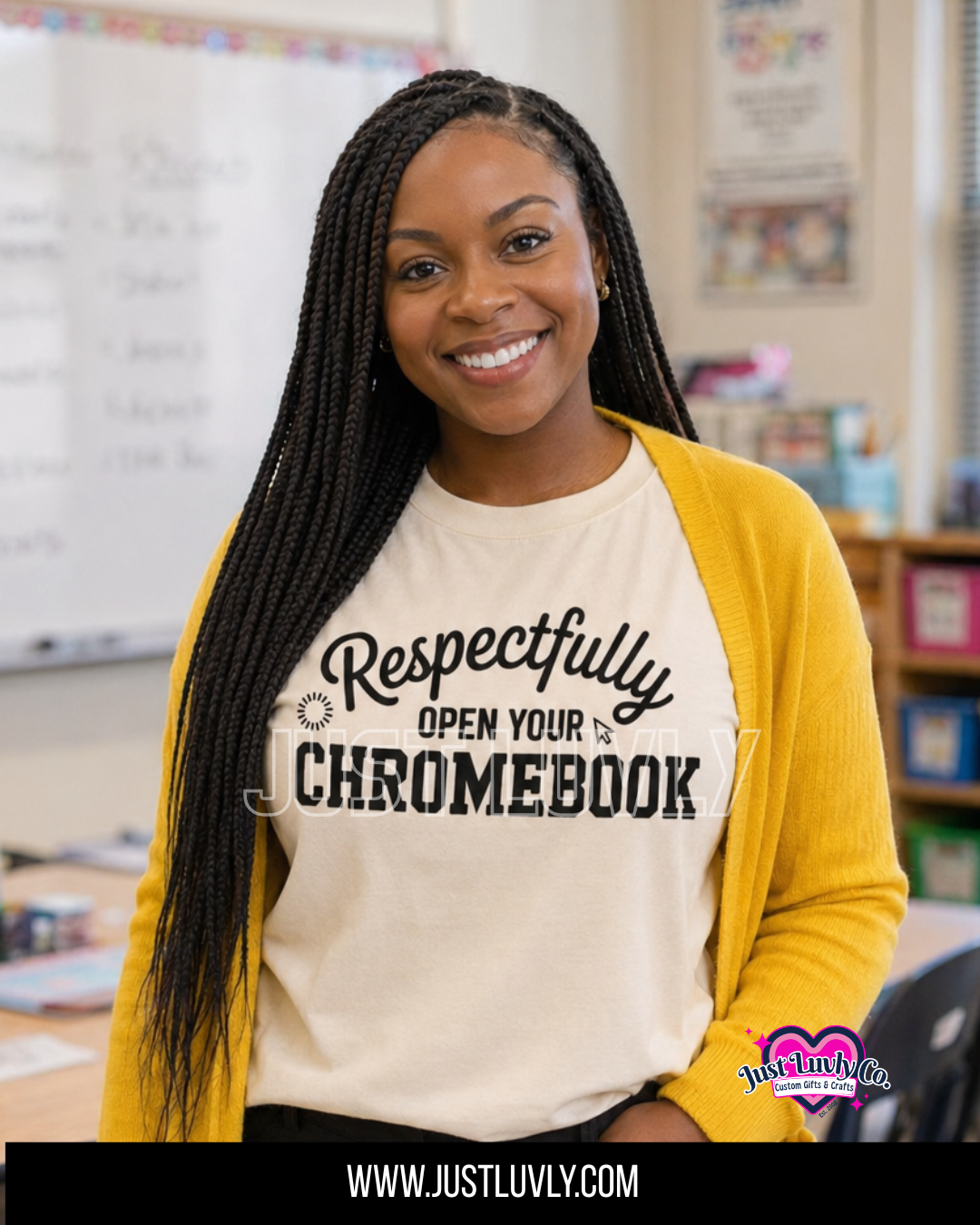 Respectfully Open Your Chromebook T-Shirt