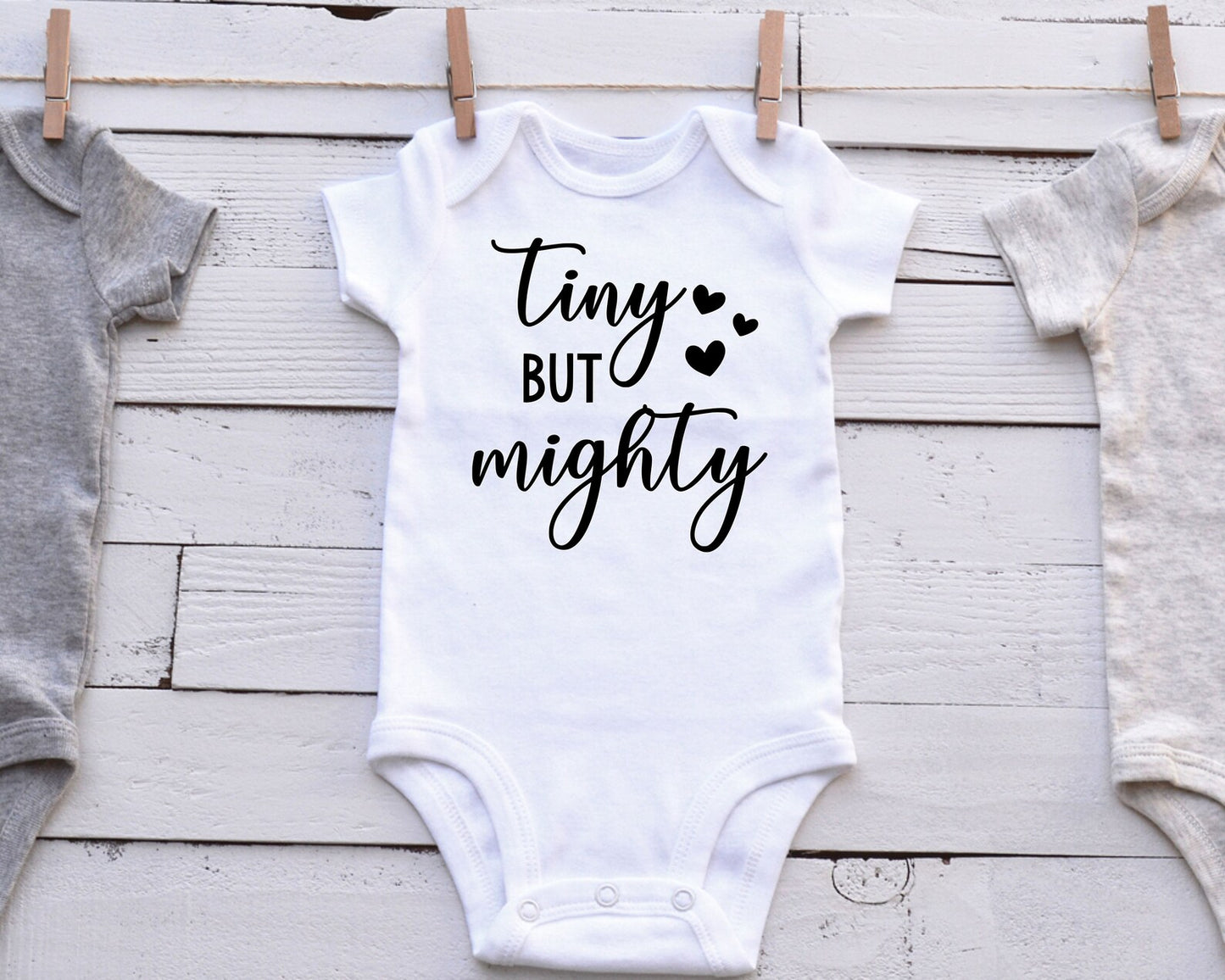 Tiny but Mighty Onesie (Customizable)